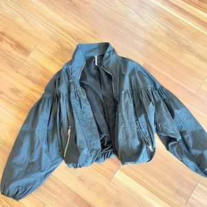 Free people black bomber jacket